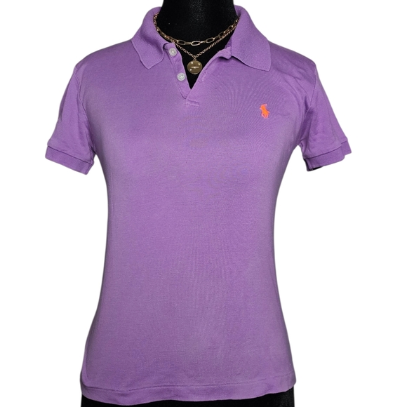 Ralph Lauren Tops - Ralph Lauren Purple Short Sleeve Polo